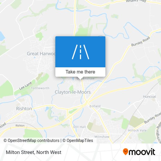 Milton Street map