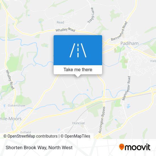 Shorten Brook Way map