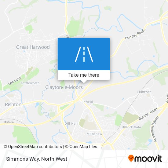 Simmons Way map