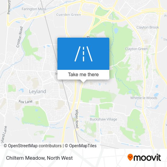 Chiltern Meadow map