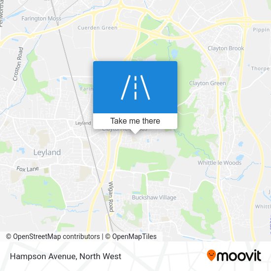 Hampson Avenue map