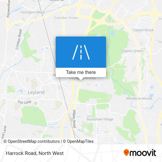 Harrock Road map