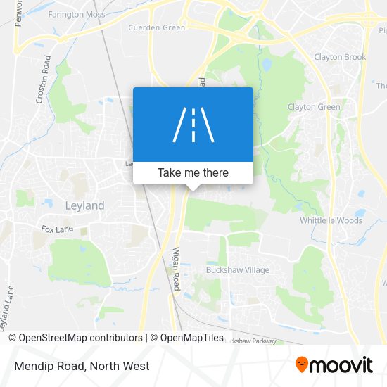 Mendip Road map