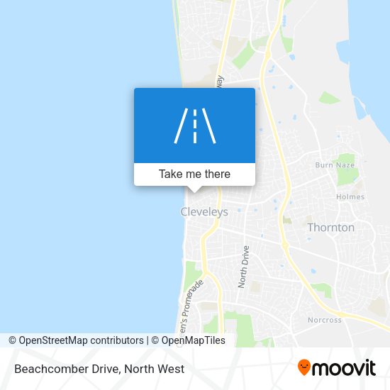 Beachcomber Drive map