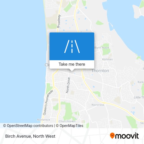 Birch Avenue map