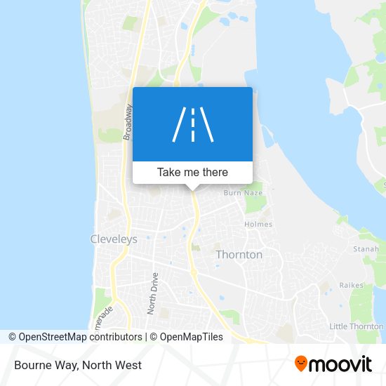 Bourne Way map