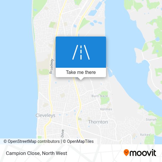 Campion Close map