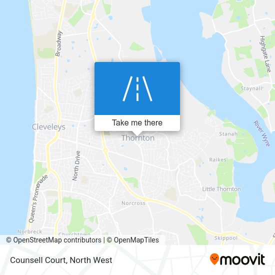Counsell Court map