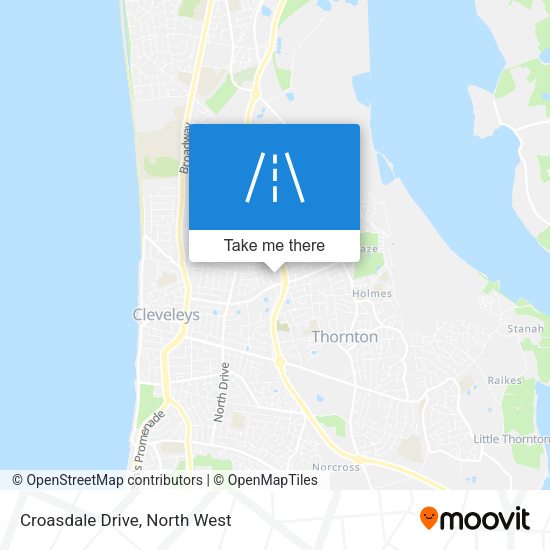 Croasdale Drive map
