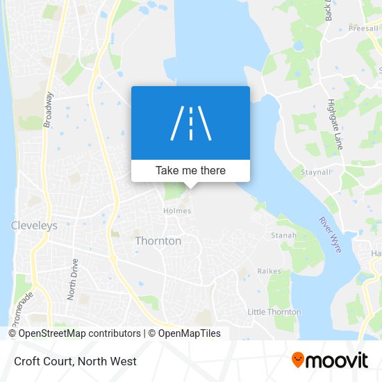 Croft Court map