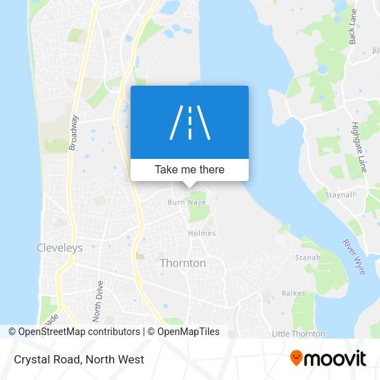 Crystal Road map