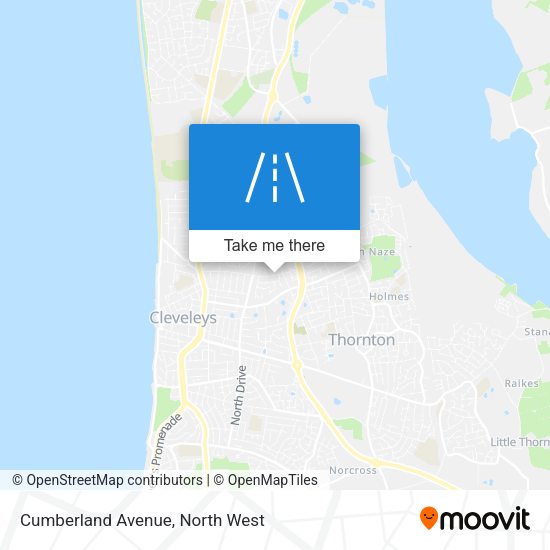 Cumberland Avenue map