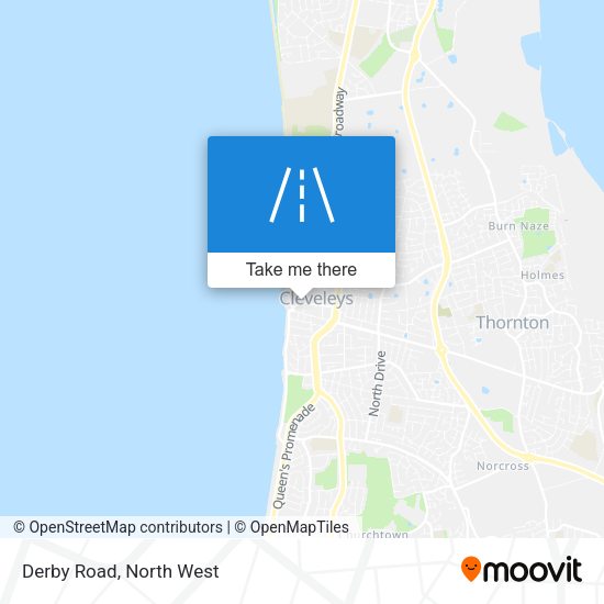 Derby Road map