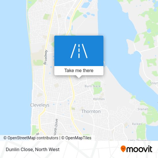 Dunlin Close map