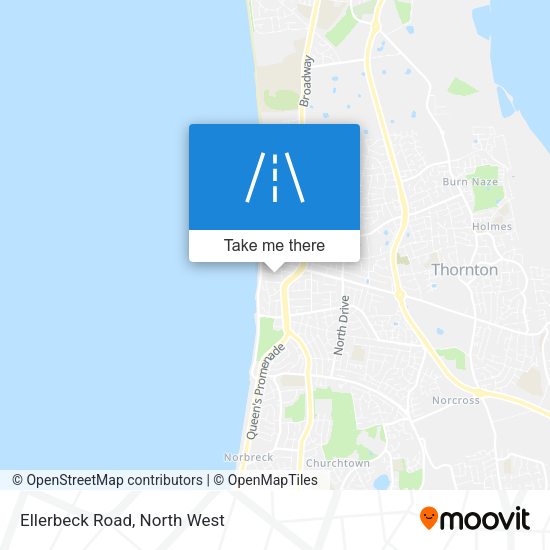 Ellerbeck Road map