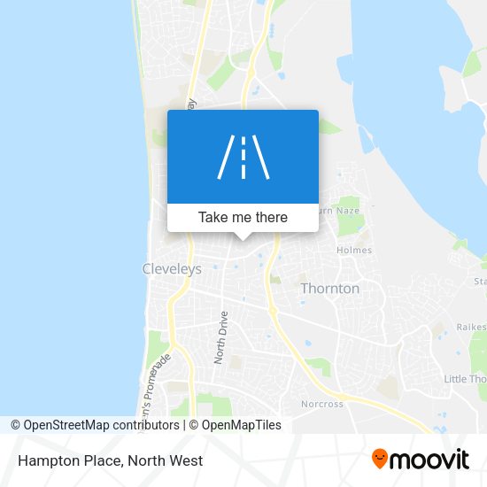 Hampton Place map