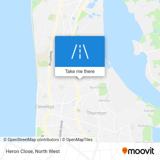 Heron Close map