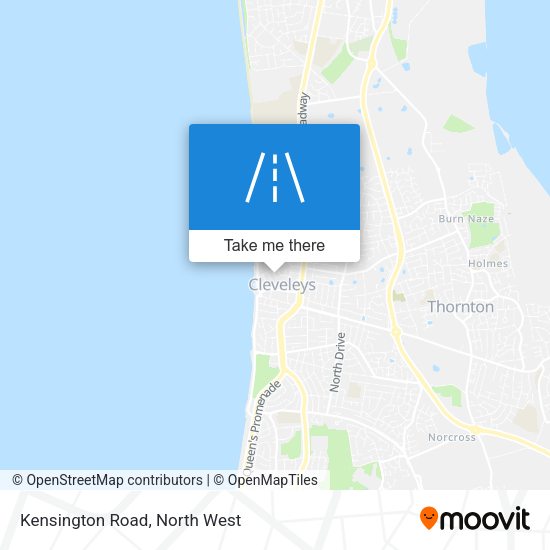 Kensington Road map