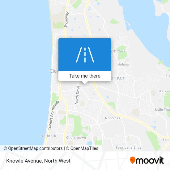 Knowle Avenue map