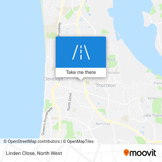 Linden Close map