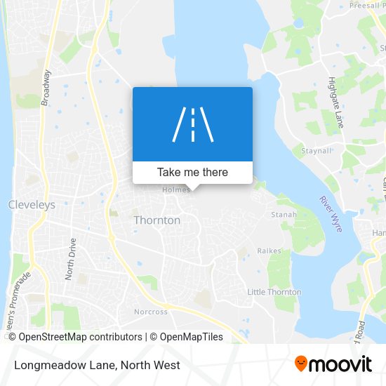 Longmeadow Lane map