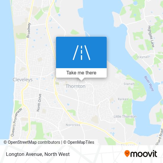 Longton Avenue map
