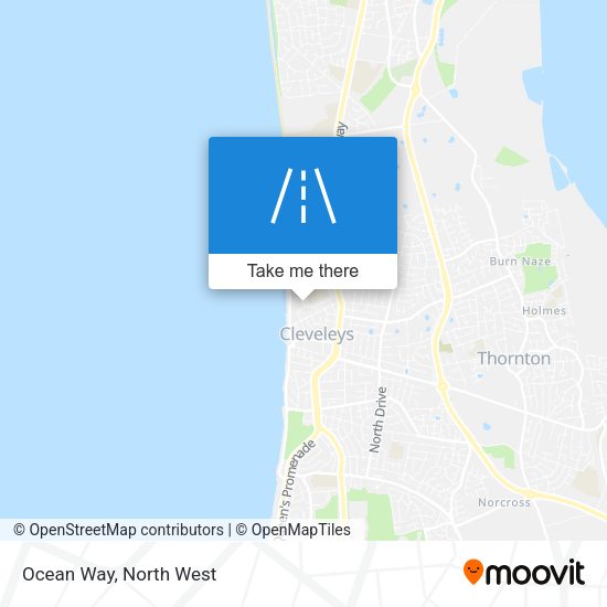 Ocean Way map