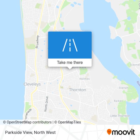 Parkside View map
