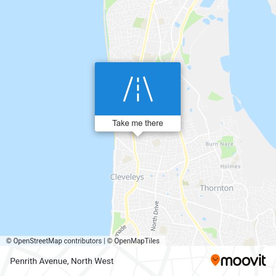 Penrith Avenue map