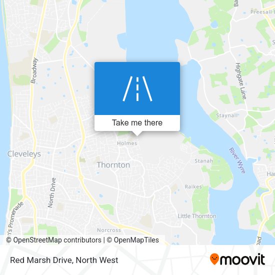 Red Marsh Drive map