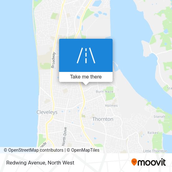 Redwing Avenue map