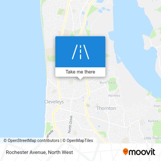 Rochester Avenue map