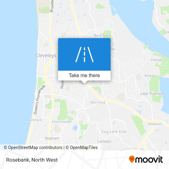 Rosebank map