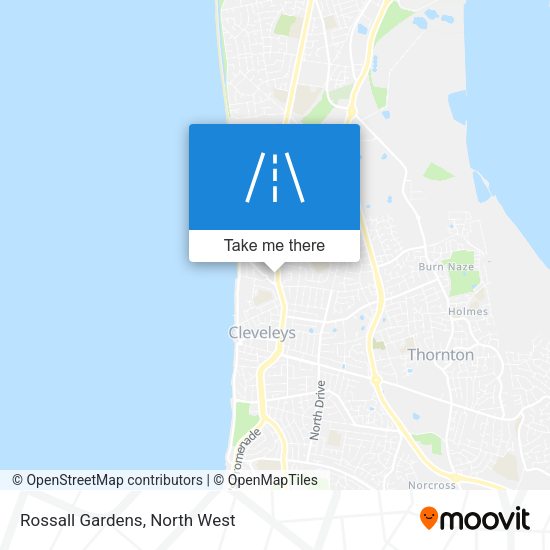 Rossall Gardens map