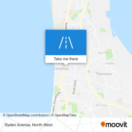 Ryden Avenue map