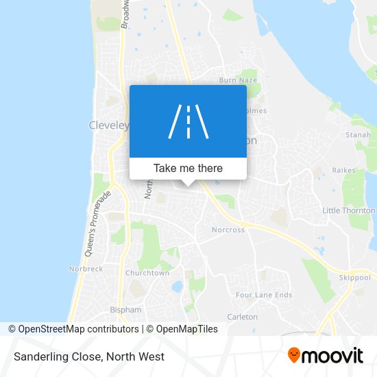 Sanderling Close map