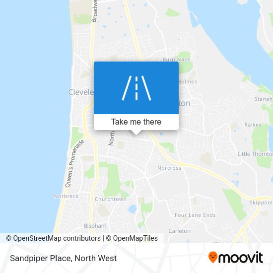 Sandpiper Place map