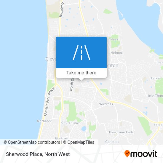 Sherwood Place map