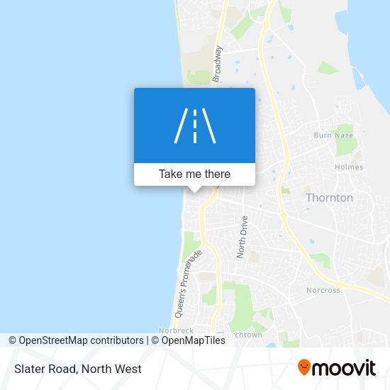 Slater Road map