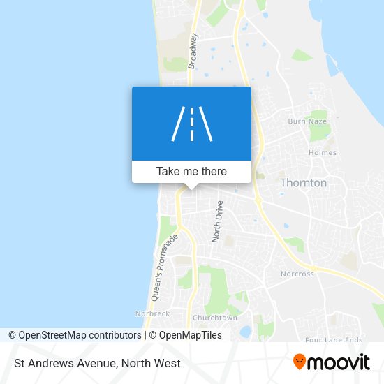 St Andrews Avenue map