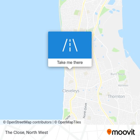 The Close map