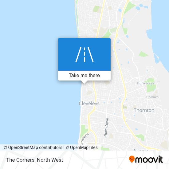 The Corners map