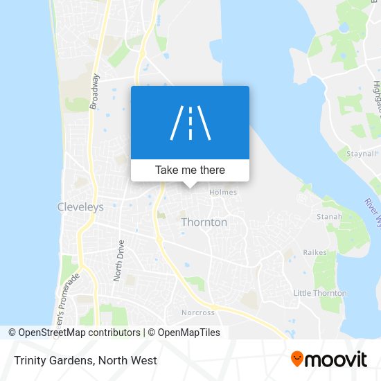 Trinity Gardens map