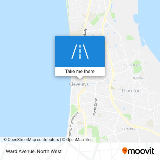 Ward Avenue map