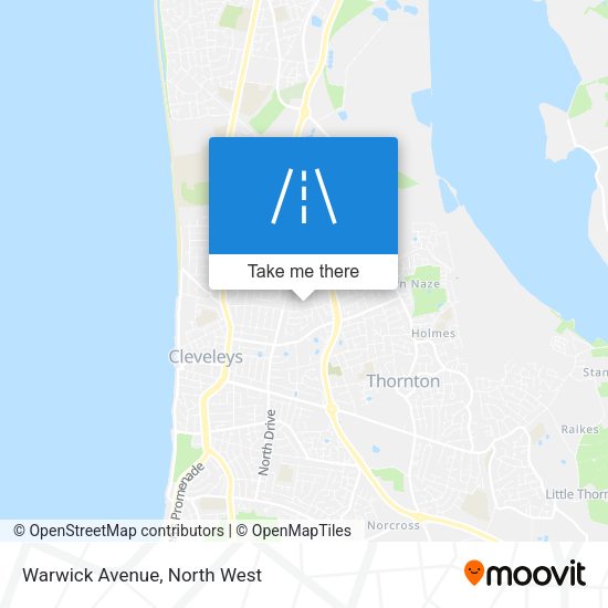 Warwick Avenue map