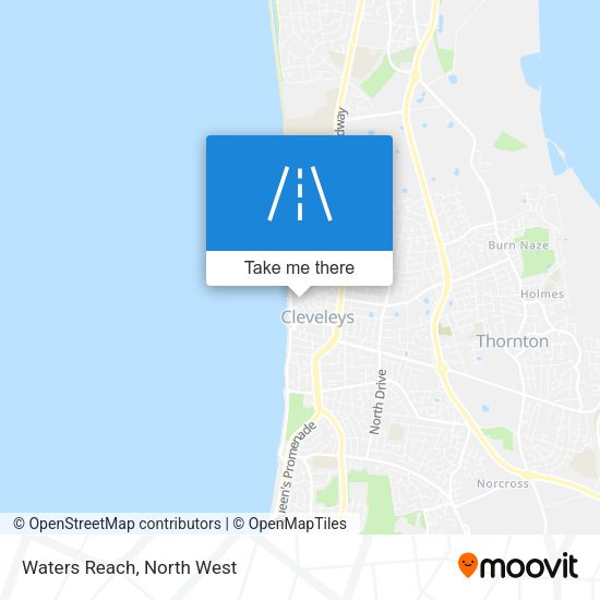 Waters Reach map