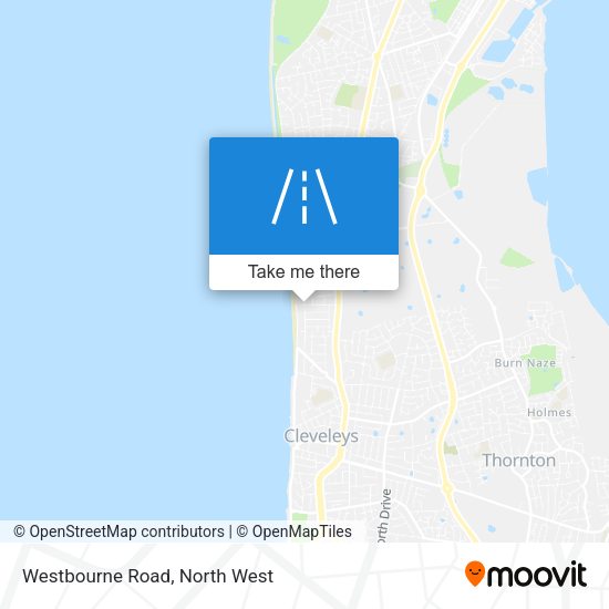 Westbourne Road map