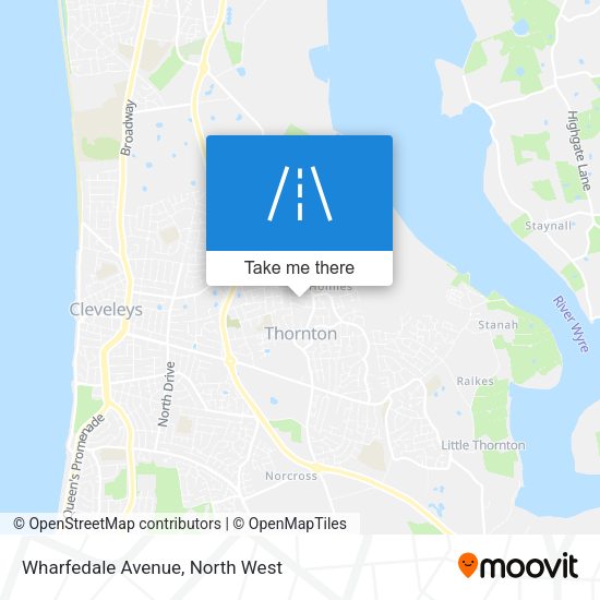 Wharfedale Avenue map
