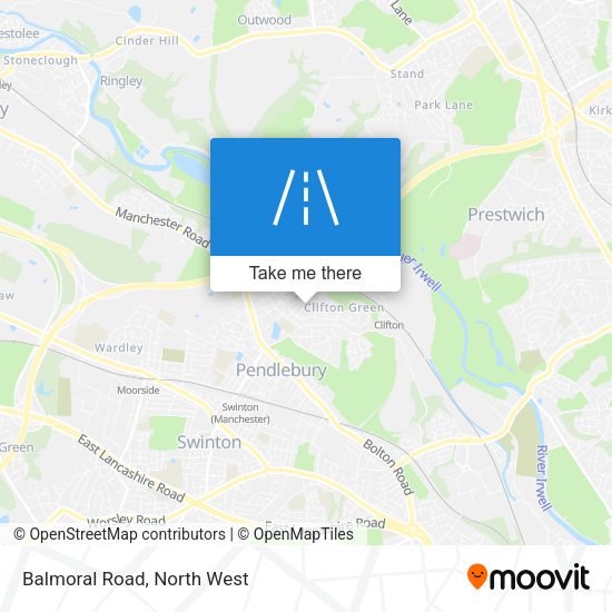 Balmoral Road map