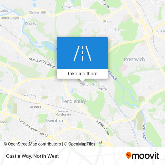 Castle Way map